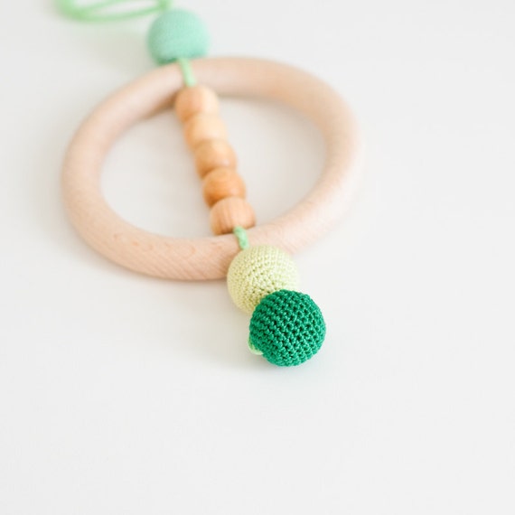Items similar to Natural and EcoFriendly Baby Teething Toy Wooden