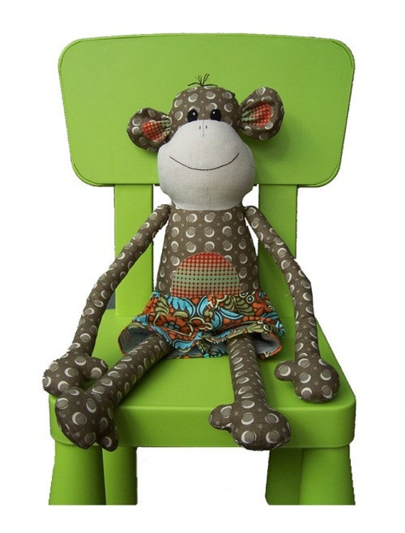 stuffed monkey sewing pattern