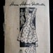 1950s Anne Adams Instructor 4565 Apron Pattern, Size Medium, Mail Order, Full or Half Apron, Unprinted Pattern