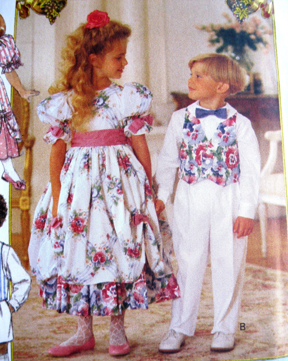 1990s-boys-girls-party-dress-vest-pants-pattern-by-quiltcitysue