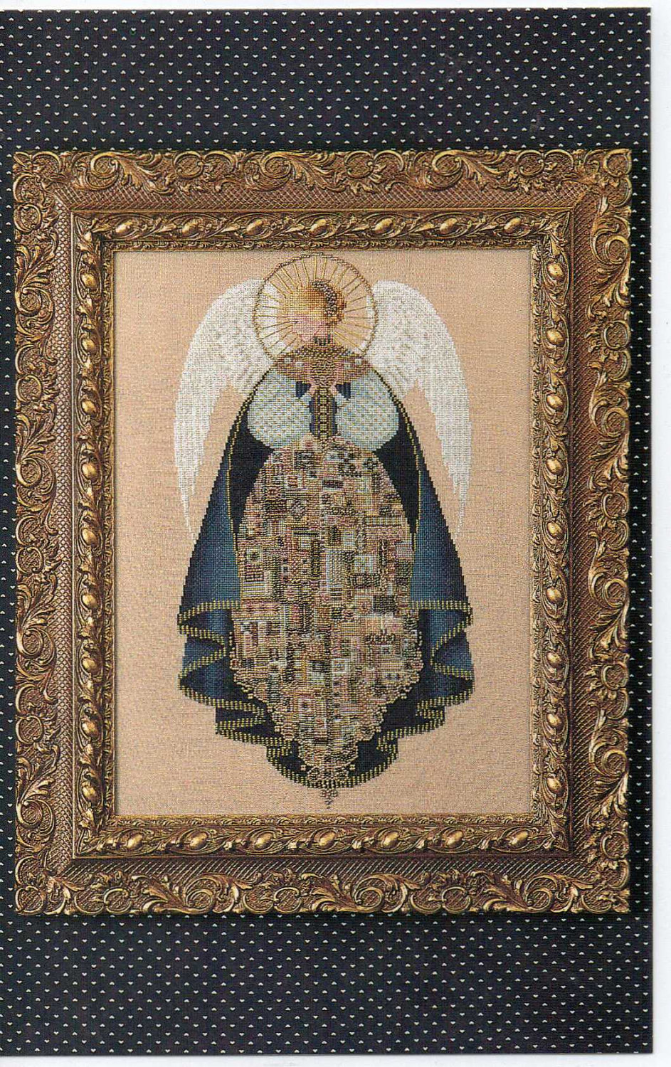 cross stitch chart angel of love lavender and lace l l 25 by sampler charts
