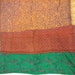 3 Fat Quarter Vintage Sari Scarp Pure Silk Printed Fabric Craft Used Saree Patch - SCR152