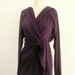 Purple Maria Severyna Cotton Jersey hooded long sleeve Wrap dress - Available in many colors