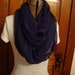 Infinity Loop Navy Blue Scarf