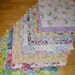Floral Fabric Squares