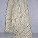 SPRING SALE Ivory Fishermans Knit Throw Bed Cover Robe