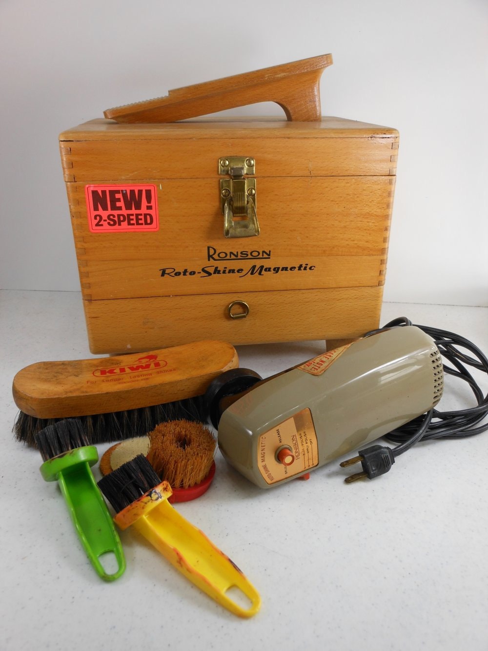 ronson shoe shine box