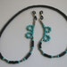 Turquoise and Shell Eyeglass Necklace