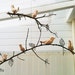 NURSERY MOBILE - Songbird Ornament SUPPLIES - Set of 5: Bluebird - Chickadee - Goldfinch - Cardinal - Hummingbird - Wedding - Nursery