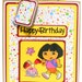 Dora Birthday Gift Bag with Matching Gift Tag