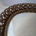Vanity Tray Mirrored Tray Gold Filigree Tray