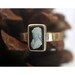 14K Cameo Ring- Antique Cameo Ring 100 Year Old Antique