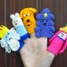Crochet Adventure Time Finger Puppets X 5 Finn Ice King Jake LSP & Princess Bubblegum