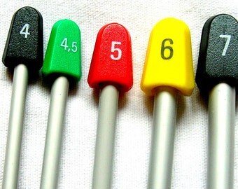 Afghan / Tunisian Crochet Hook: Inox/Prym metal hook. Size from 2 to 3.5 mm. SALE