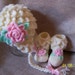 Crocodile stitch hat & boots for baby girl