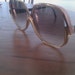 RESERVED for mvchavez vintage Christian Dior sunglasses Hollywood glam brown and black CD logo made in Germany