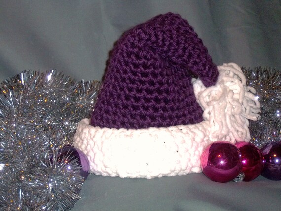 purple christmas santa hat for baby and children by artspeeps purple christmas santa hat for baby and children by artspeeps