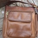 Vintage Fossil Leather Messenger Bag - Authentic - Top Grain Brown Leather Cross body bag - Purse