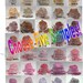Mineral Eye Shadow sample colors choose 5 mica powder shadow colors