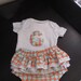 Ruffled Bloomers and Monogrammed Onesie Gift Set