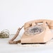 Vintage Beige/tan rotary telephone