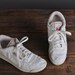 Size 7 Women's white leather Reebok tennis shoes, athletic shoes, 80's sneakers