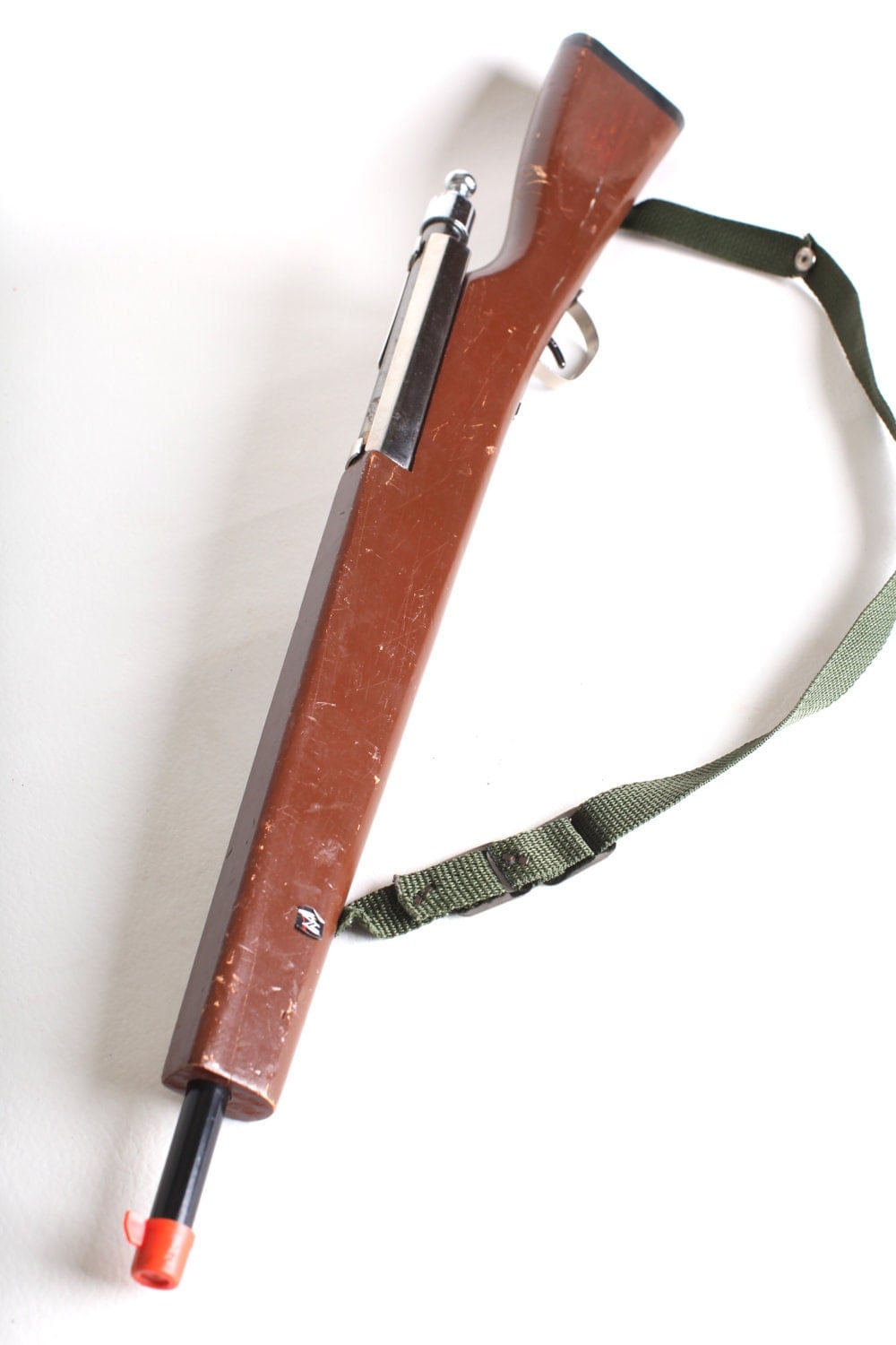 Wooden toy gun rifle bolt action