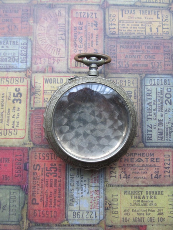 Vintage Silver Tone Pocketwatch Case