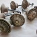 Vintage Wooden Floral Design Knobs