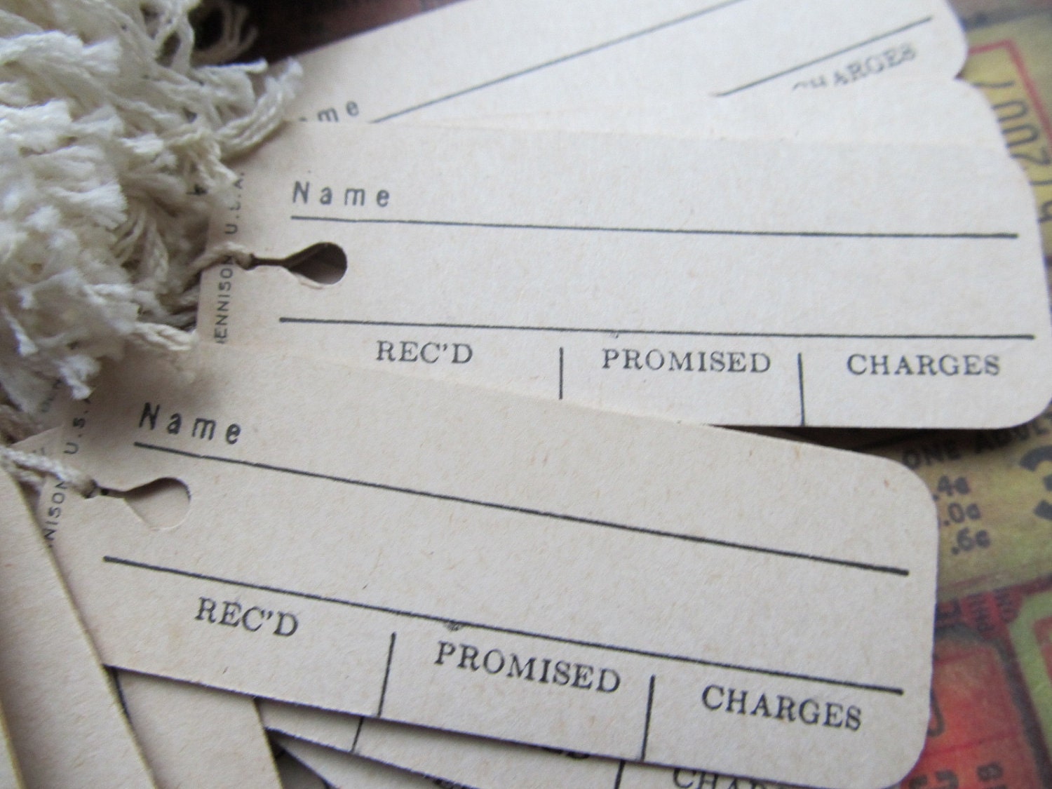 5 Vintage Sales Tags