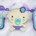 Baby girl, baby shower banner, its a girl, lavendar and tiffany blue - reserved for valarr181