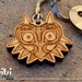 Zelda Majora's Mask Keychain OR Zelda Majora's Mask Charm Accessory - wood Majora's Mask keychain, majora's mask charm, stocking stuffer