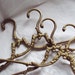 Antique French Brass Art Nouveau Coat Hanger Heavy Decorative Would make a Wonderful Present 2 Available