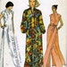 1970's Misses' Dress or Tunic, Pants and Belt Vogue 7036 Size 18 Bust 40