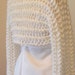 Bride Bolero / Bridal Shrug / Wedding Shawl / White Shrug / Long Sleeved Shrug / White Bolero / Shrug