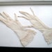 Pretty Vintage Crocheted Gloves Made in Austria Netting Ecru