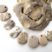 Beach Stone Jewelry Beads - MILD MIX by StoneAlone - Stone Jewelry Supplies, Beach Pebble Slide Pendant Beads