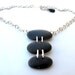 Beach Stone Jewelry - OLIMPIA Choker by StoneAlone - Beach Pebble Silver Chain Choker