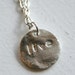Fine Silver Intention Charm - Large