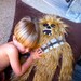 giant 30x30 chewbacca decorative floor pillow