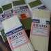 Cool Vintage Trims -Boiltex Rayon 1/2" Seam Binding 18 yards colors 164-A Almond Green & 116 Cream Made in USA