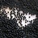 Ebony Black 11/0 Seed Beads