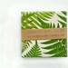 Bamboo and Ferns Ceramic Coasters, set of 4