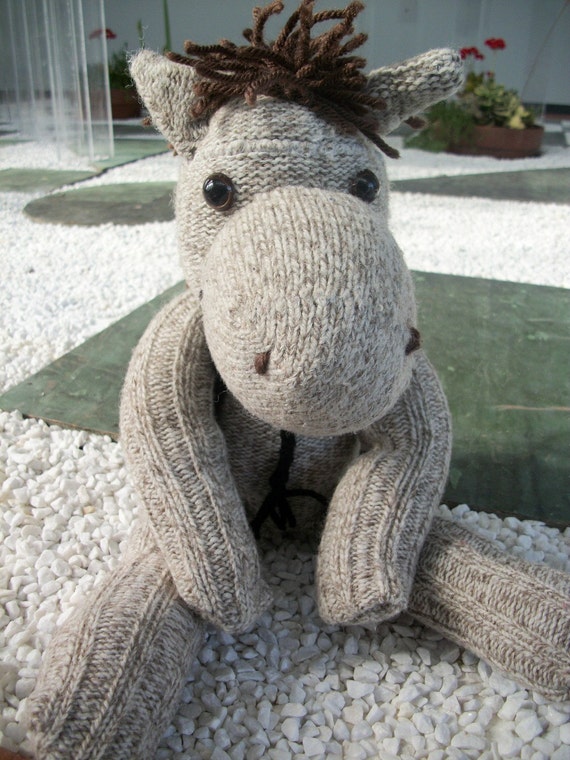 KATHY Sock HORSE very soft and friendly.