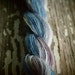 cobweb handspun yarn, larkspur