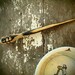 hand-turned supported spindle, black and white ebony