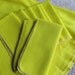 Vintage Tablecloth with NINE Napkins--Citrus Yellow