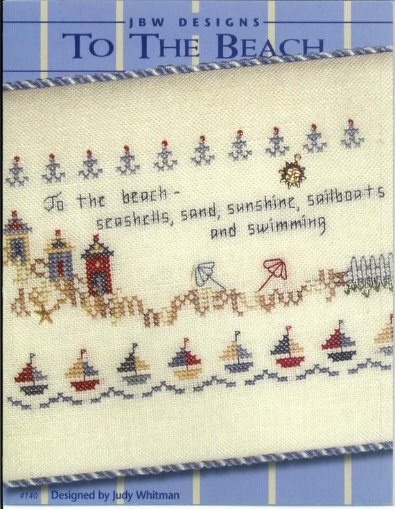 JBW Designs: To The Beach Cross Stitch Pattern with