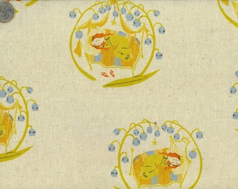 Heather Ross Far Far Away 2 Fabric Sleeping Beauty Cream 1 Yard