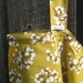 Nursing Cover Up- Mustard Japanese Cherry Blossoms